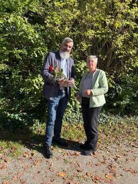 Verabschiedung von Lars auf der Mitgliederversammlung