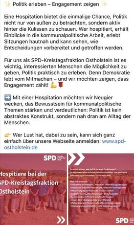 Hospitation bei der SPD